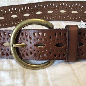 Lucky Brand Beachwood Cutout Belt